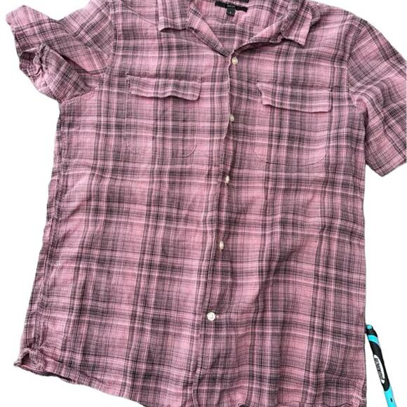 Banana Republic SLIM FIT, button down  short sleeve shirt, men's size L - Picture 1 of 7